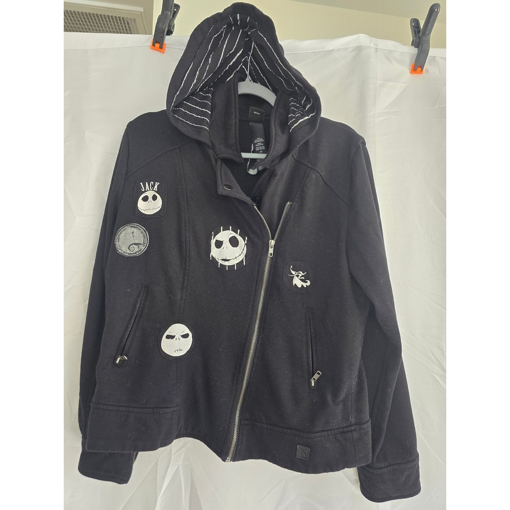 Disney Tim Burtons The Nightmare Before Christmas Jack Skellington Jacket 2X